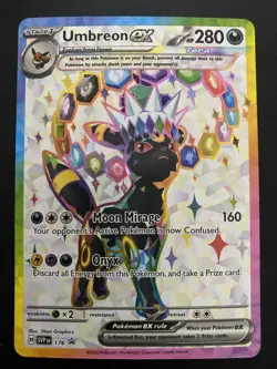 Umbreon EX 176 Black Star Promo Full Art Holo Sv: Scarlet & Violet Pokemon Card - Image 1