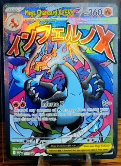 Mega Charizard X EX Promo #023 Holo Black Star Promo – Pokemon Card - Image 1