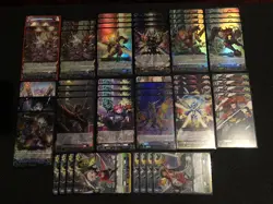 Cardfight Vanguard Diabolos Viamance Bruce Deck Complete Plus Bonus Cards - Image 1