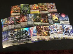 Cardfight Vanguard Diabolos Viamance Bruce Deck Complete Plus Bonus Cards - Image 3