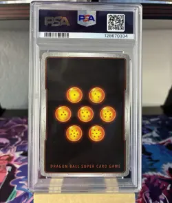 Dragon Ball Super Card Ultra Instinct Son Goku Divine Technique SPR Foil PSA 10 - Image 2