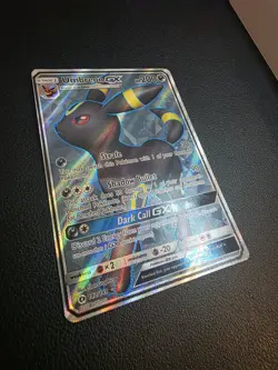 Pokemon Umbreon GX TCG Full Art Ultra Rare Holo Card 142/149 Sun & Moon Base Set - Image 2