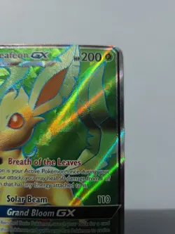 Leafeon GX 139/156 Ultra Rare Full Art Holo SM Ultra Prism Pokemon Card NM - Image 3