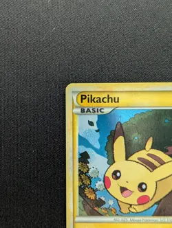 NM Pokemon Pikachu Holo Card HGSS03 Black Star Promo 2010 - Image 2