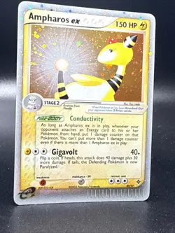 Pokemon Ampharos ex Holo Dragon 89/97 2003 Card NM/LP+ - Image 1