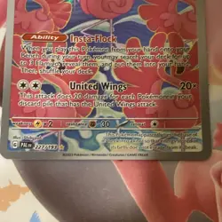 Pokemon TCG Flamigo Paldea Evolved Holo Card 227/193 Illustration Rare - Image 2