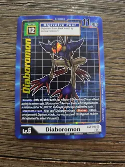 Digimon Classic Collection EX1-065 Diaboromon Alt Alternate Art Card TCG M/NM - Image 2