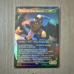 Wolverine, Best There Is (Rainbow Foil) Secret Lair Drop, SLD MTG - Image 1