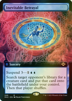 MTG Inevitable Betrayal Extended Art Foil ** Modern Horizons 2 ** English (NM) - Image 1