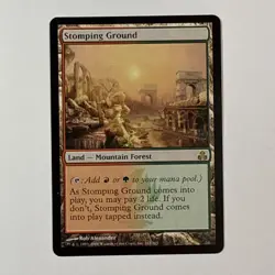 Magic the Gathering MTG Stomping Ground Guildpact #165 Rare NM - Image 1