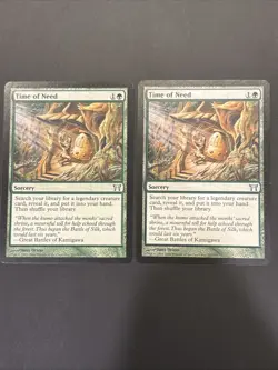 2x Time Of Need Champions of Kamigawa - MTG Magic The Gathering UP NM - Image 1