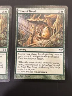 2x Time Of Need Champions of Kamigawa - MTG Magic The Gathering UP NM - Image 3