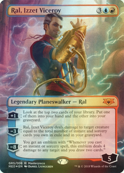 MTG Ral, Izzet Viceroy Borderless Foil ** Mythic Edition ** English - Image 1