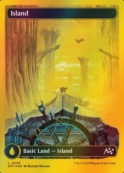 MTG Island (508) Full Art Foil ** Aetherdrift ** English - Image 1