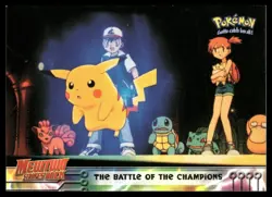 The Battle Of The Champions #25 Topps The First Movie Trading Cards Pokemon LP - Image 1