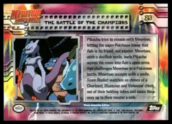 The Battle Of The Champions #25 Topps The First Movie Trading Cards Pokemon LP - Image 2