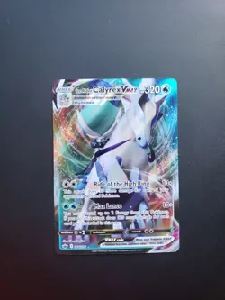 Pokemon Ice Rider Calyrex Vmax 046/198 Chilling Reign Full Art Holo Rare Card NM - Image 1