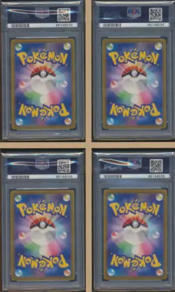 PSA 10 Pokemon GO Japanese Radiant Charizard Blastoise Venusaur Eevee Set JS226 - Image 2