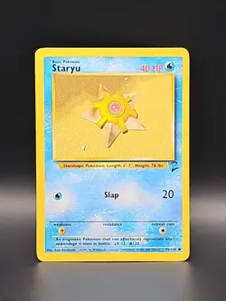 Staryu 95/130 Base Set 2 Common Pokemon Card WOTC Vintage NM - Image 1