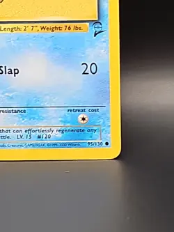 Staryu 95/130 Base Set 2 Common Pokemon Card WOTC Vintage NM - Image 5