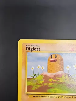 DIGLETT 71/130 VINTAGE WOTC Pokemon Card BASE SET 2 LP - Image 3