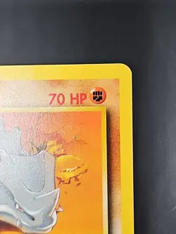 RHYHORN 90/130 Base Set 2 Common Pokemon Card Unlimited Edition LP - Image 4