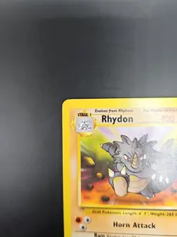 Rhydon 59/130 Uncommon Unlimited Edition Base Set 2 Pokemon VLP - Image 3