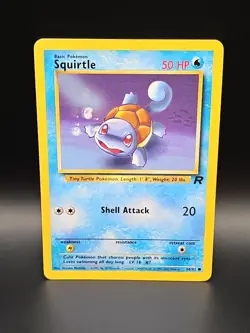 Squirtle 68/82 Team Rocket Pokemon Card Vintage WOTC LP - Image 1