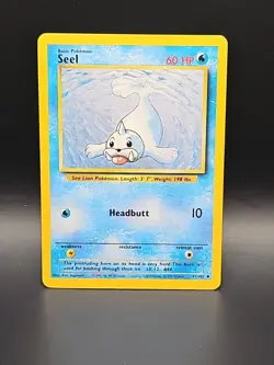 Pokemon Card TCG Seel 41/102 Uncommon Unlimited Base Set Vintage WOTC LP - Image 1