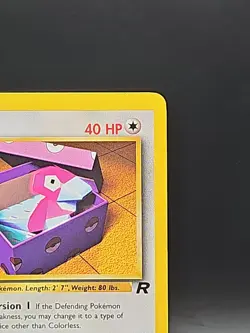 Pokemon Card - Porygon Team Rocket 48/82 Uncommon 1st Edition NM - Image 4