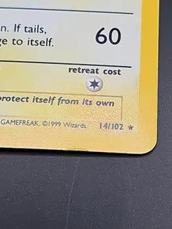 Raichu 14/102 Base Set Holo Unlimited Rare Card Pokemon TCG Vintage WOTC LP/NM - Image 3