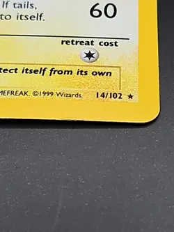 Raichu 14/102 Base Set Holo Unlimited Rare Card Pokemon TCG Vintage WOTC LP/NM - Image 4