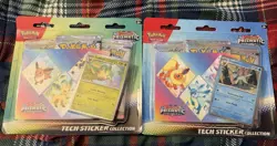 Pokemon TCG Prismatic Evolutions Tech Sticker Collection 3 Pack SEALED Lot Of 2 - Image 1