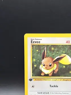 1st Edition Eevee 55/82 Team Rocket Set Rare Vintage Pokemon Card - NM - Image 3