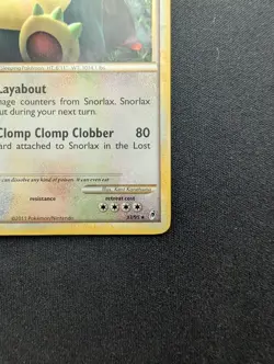 NM Pokemon Snorlax Regular Card 33/95 Call of Legends - Image 5