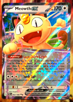Pokemon TCG - Perfect Order Meowth EX 62/88 - Image 1