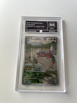 ***Koraidon 014 Pokemon Promo Scarlet & Violet Illustration Rare graded*** - Image 1