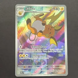 Pokemon Raichu 211/193 Paldea Evolved Illustration Rare Holo 140 HP - Image 1