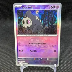 Duskull ( Pattern) Common Prismatic Evolutions 035/131 NM Master Ball Pokemon - Image 1
