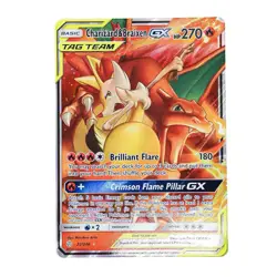 Charizard & Braixen GX 22/236 Tag Team Sm-Cosmic Eclipse Pokemon Tcg Nm-M - Image 1