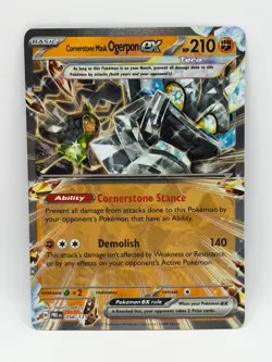 Cornerstone Mask Ogerpon ex - Double Rare 058/131 NM Pokemon TCG - Image 1