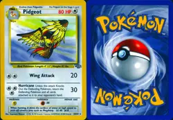 PIDGEOT 24/64 RARE JUNGLE POKEMON UNLIMITED LP - Image 3