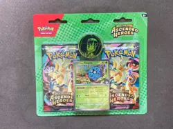 Pokemon Ascended Hero’s Two Pack Blister - Erika Tangela - New Sealed - Image 1