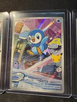 Chimchar, Piplup, Turtwig Pokemon 30th Anniversary First Partner Set of 3 Promo - Image 4