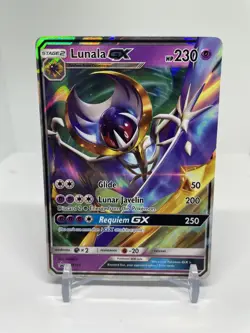 Lunala GX SM103 Sun & Moon Holo Black Star Promo Pokemon NM - Image 1