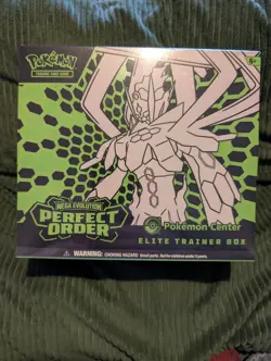 Perfect Order Pokemon Center ETB Pokemon TCG Sealed. Next day delivery - Image 1