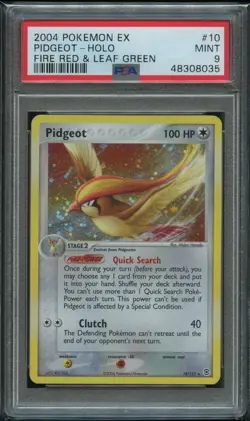 Pokemon Pidgeot Holo PSA 9 Mint 10/112 Fire Red Leaf Green - Image 1