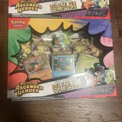 Pokemon Ascended Heroes First Partner Deluxe Pin Collection Sealed New (2 Boxes) - Image 2