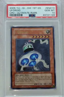 YU-GI-OH 2005 UFOROID 1ST EDITION CRV-EN010 ULTIMATE PSA-10 - Image 2