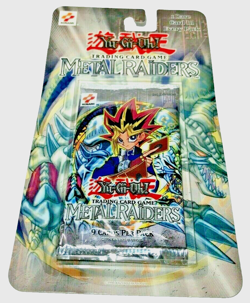 Yugioh Metal Raiders 1ST Edition Blister Booster Pack (2002) Factory Sealed - Image 1